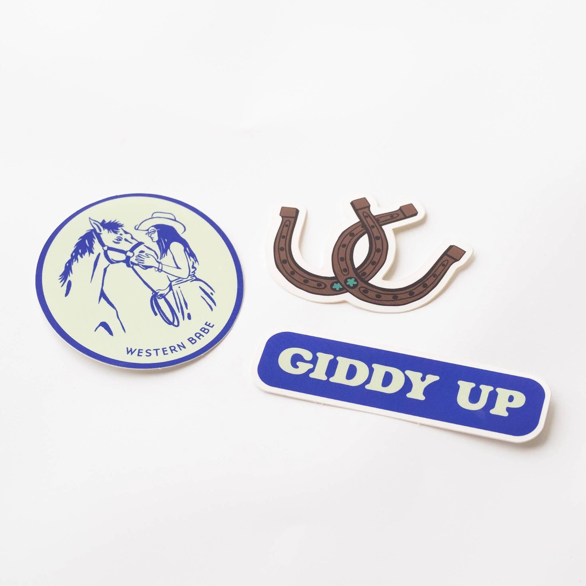 Giddy Up Vinyl Sticker Three-Pack - Cowgirl Theme - Image 6