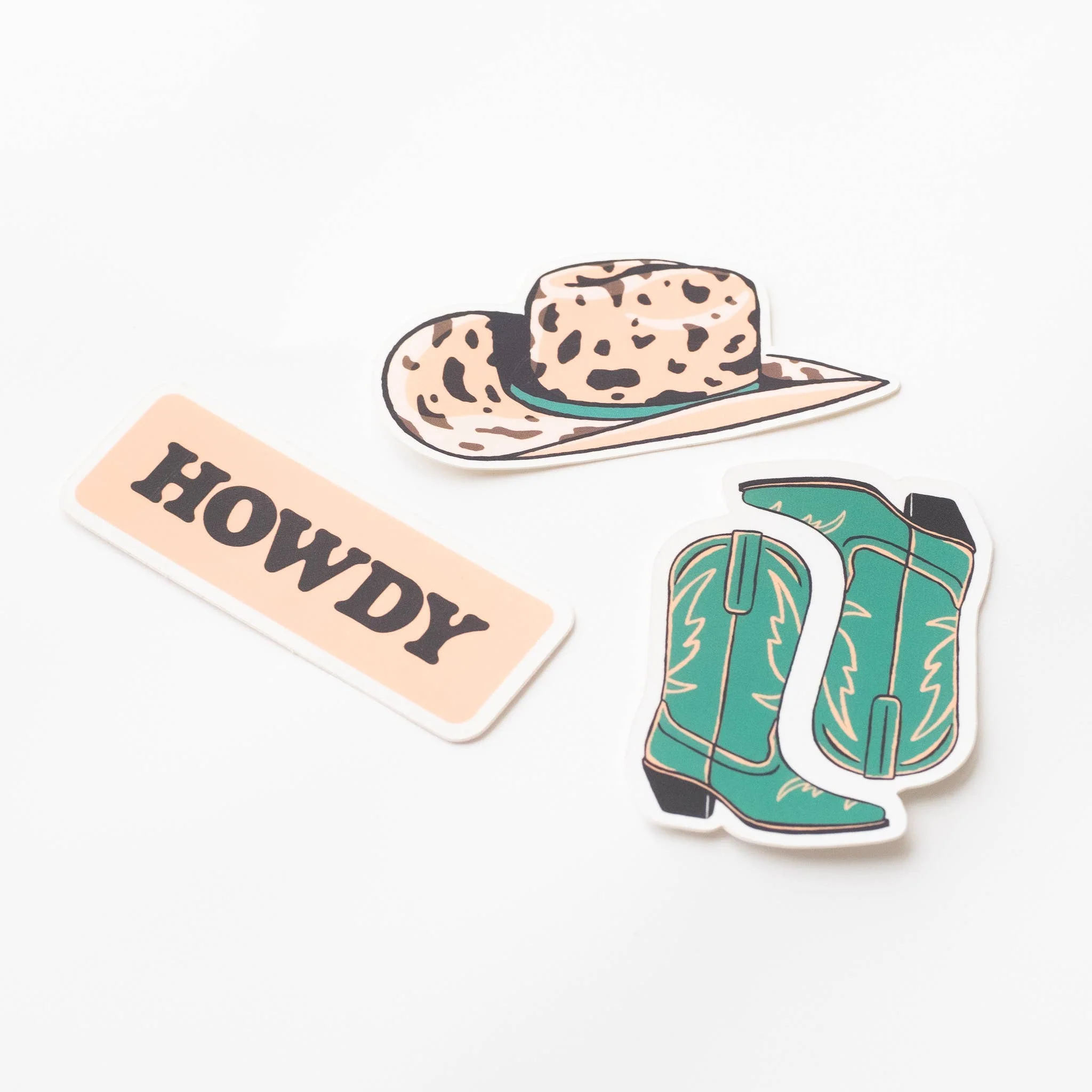Howdy Vinyl Sticker Three-Pack - Cowgirl Theme - Image 6