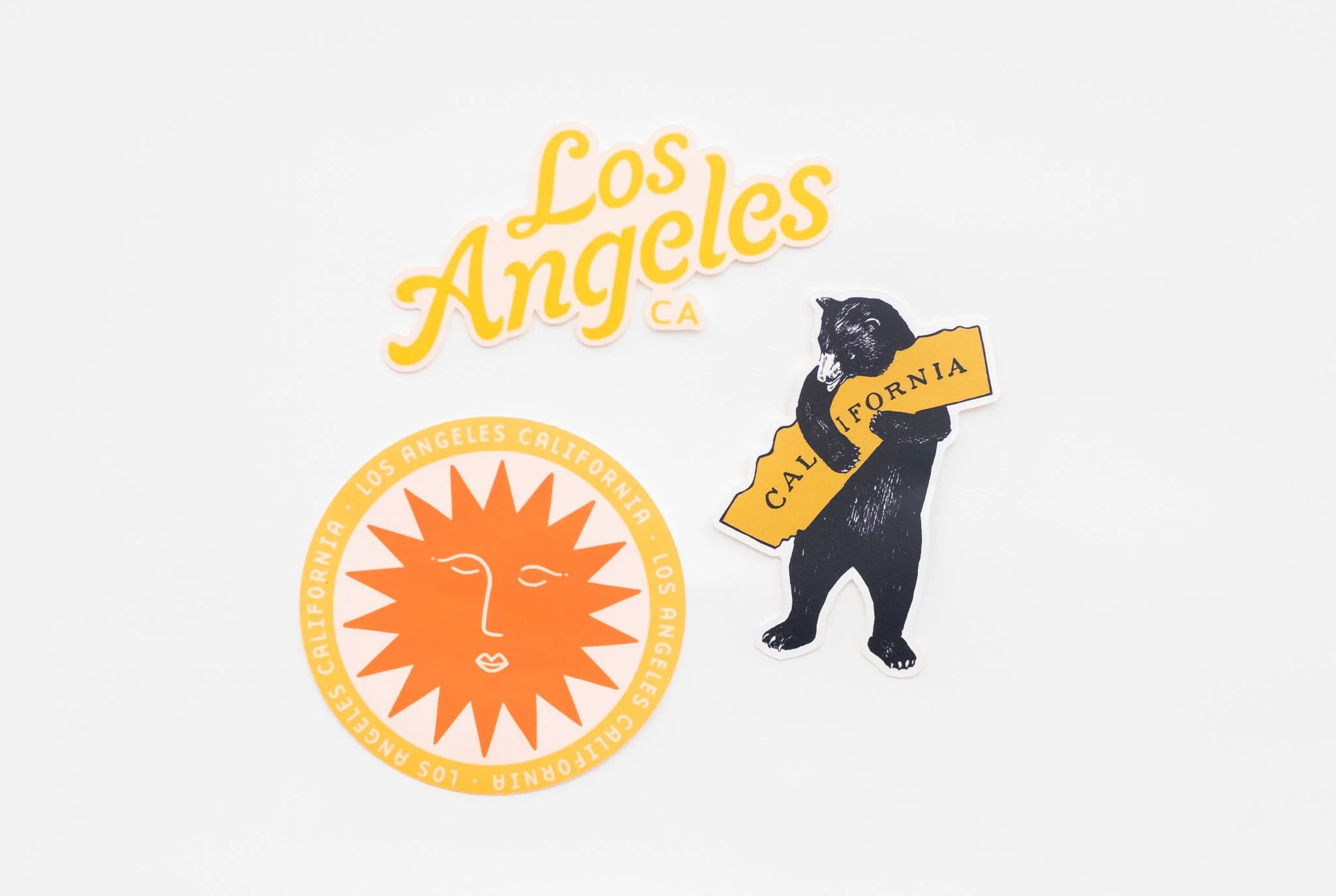 Los Angeles, California Vinyl Sticker Three-Pack - Image 2