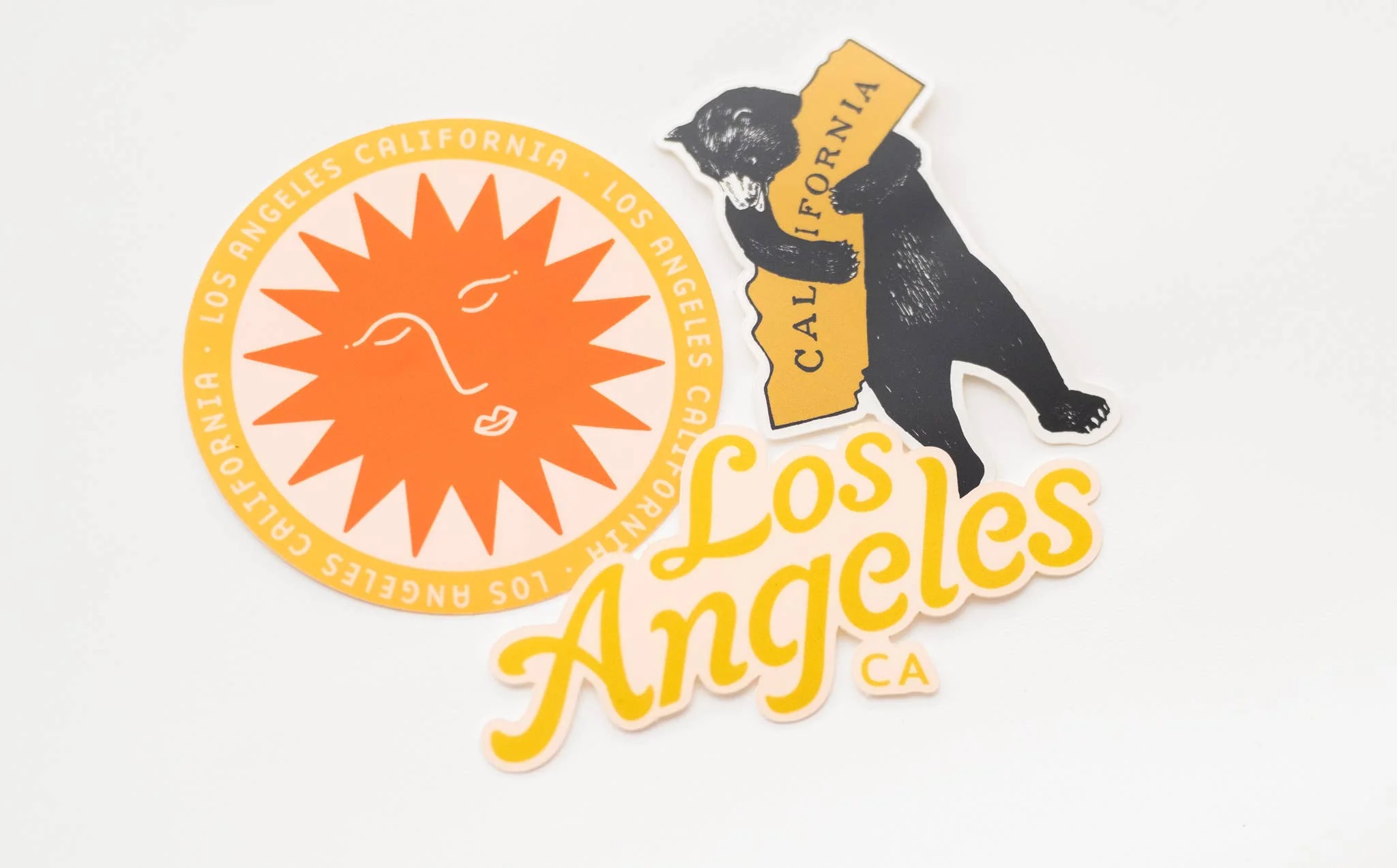 Los Angeles, California Vinyl Sticker Three-Pack - Image 6