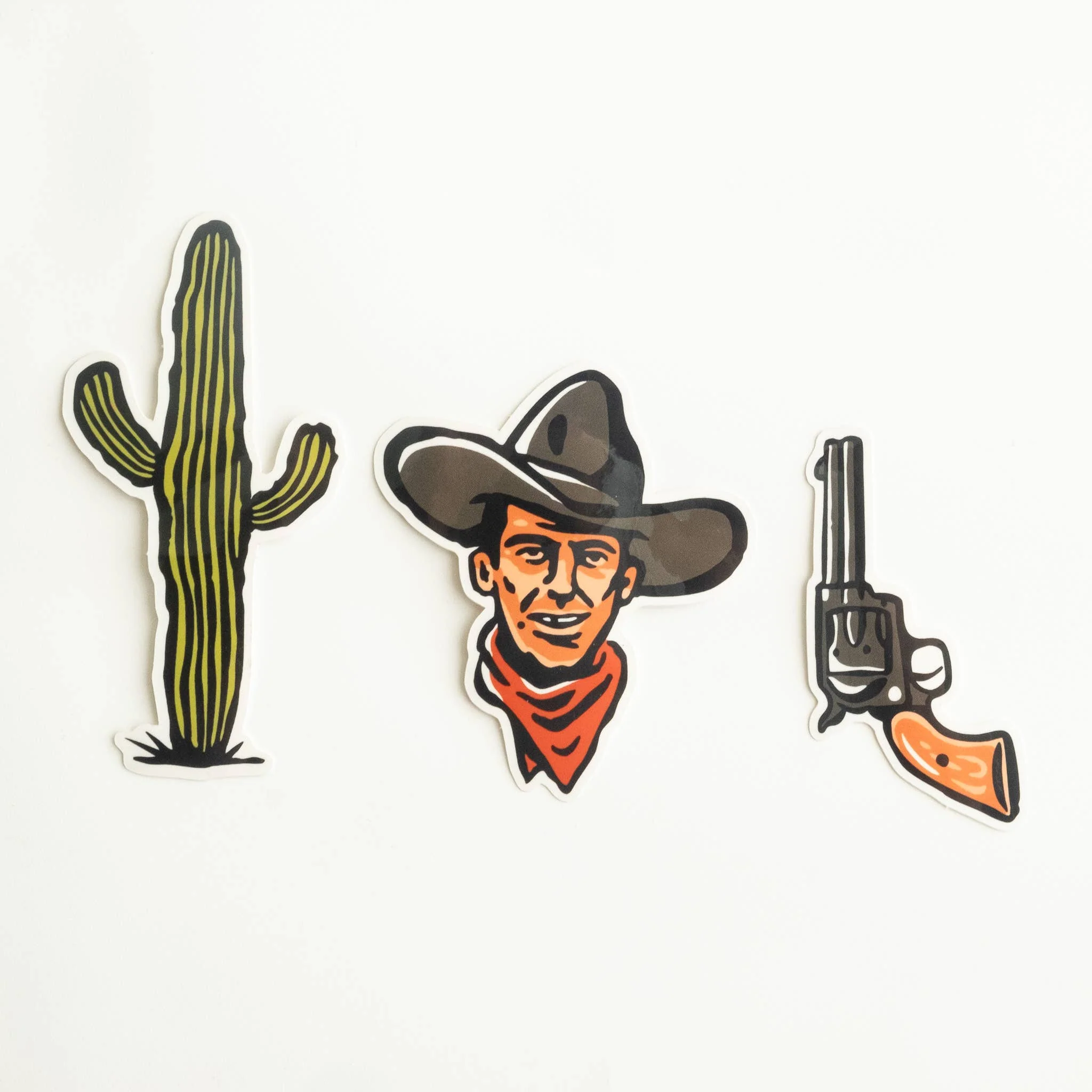 Old West Cowboy Vinyl Sticker Three-Pack - Western Theme - Image 6